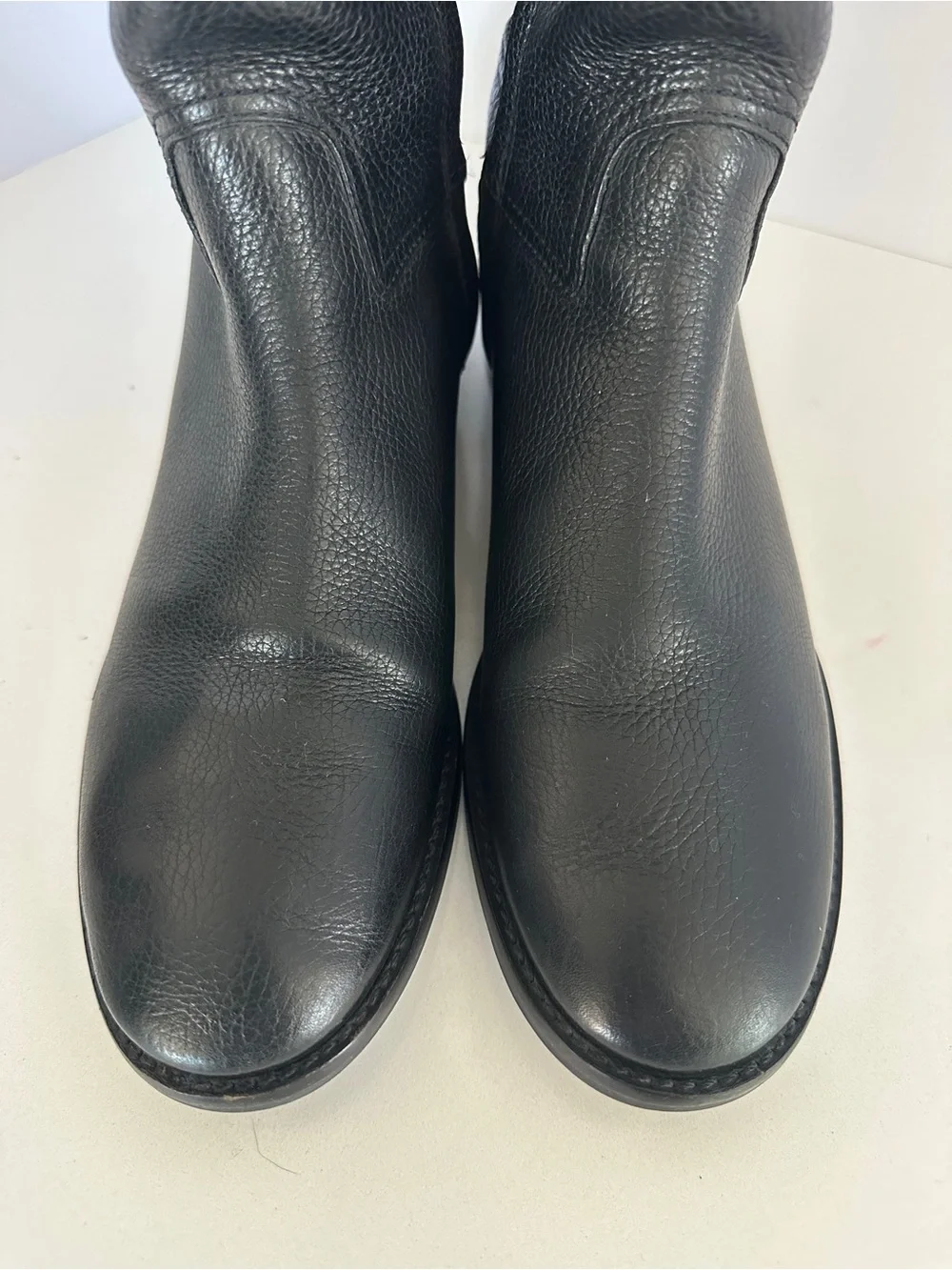 Tory Burch Jolie Leather Riding Boots Size 9.5 Black